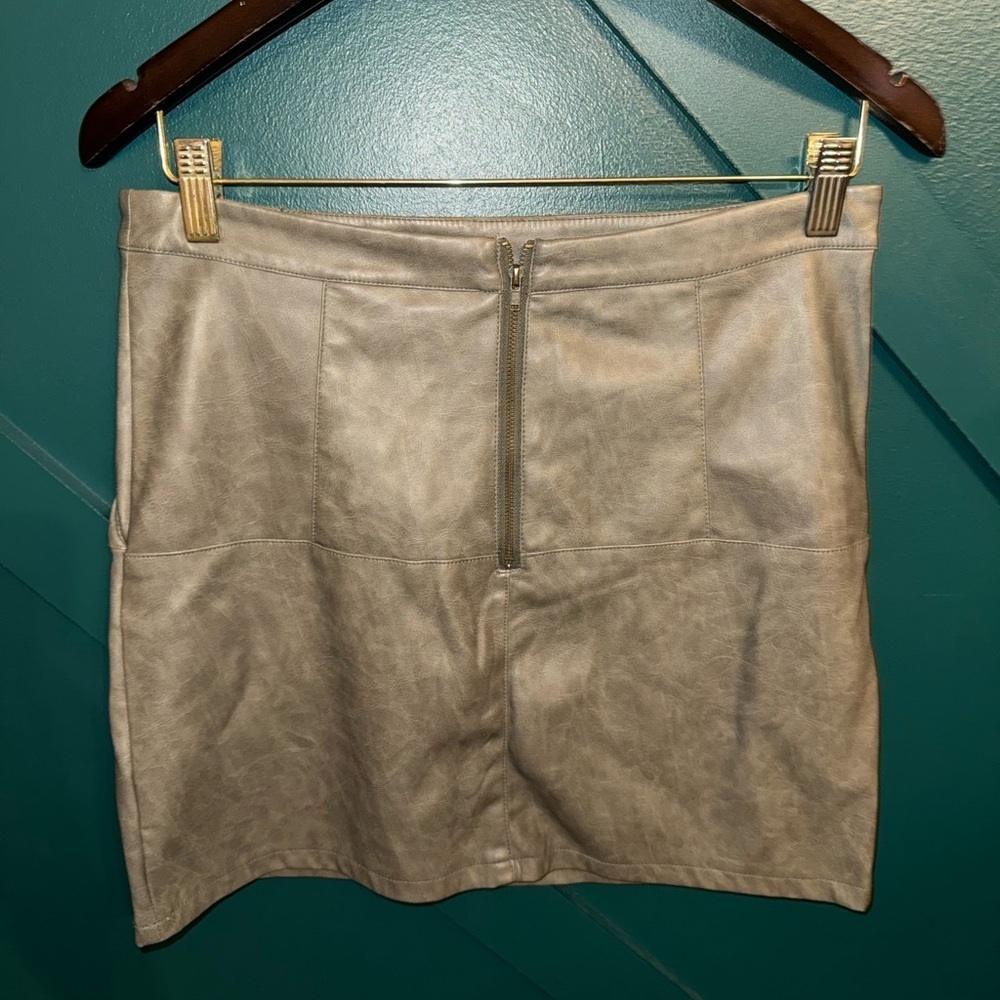 Windsor Tan Mini Skirt - Picture 2 of 3